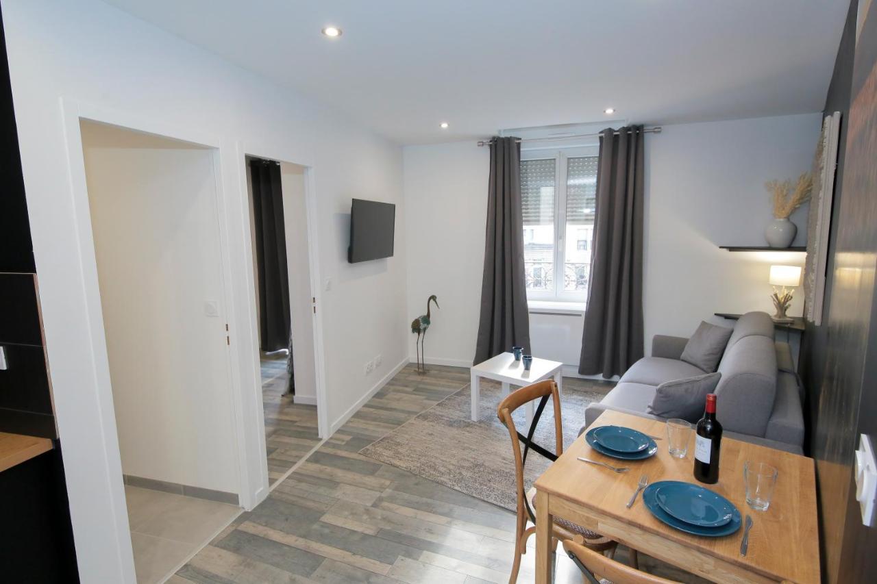 Апартаменты Les Champs, T2 Hypercentre Chic Et Cosy Wifi Par Sovalfi Сент-Этьен Экстерьер фото